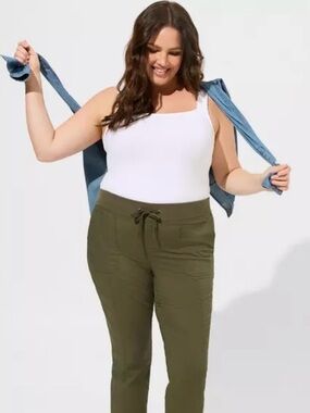 torrid Olive Green Drawstring Joggers